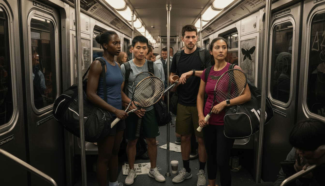 Waiting in Line for a Court Is the Real Sport